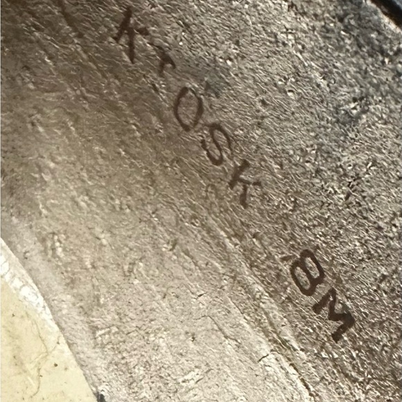 I N C black leather open shoe - Picture 5 of 5